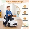 Promotions Vaikiškas važiuojamas automobilis 65x29x37 cm baltas, plastikinis, su daiktadėže