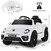 Promotions Vaikiškas važiuojamas automobilis, Volkswagen Beetle, 94x55.5x47 cm, baltas