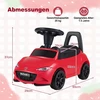 Promotions Vaikiškas važiuojamas automobilis 65x29x37 cm Baltas su daiktadėže