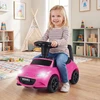 Promotions Vaikiškas važiuojamas automobilis 65x29x37 cm rožinis, su daiktadėže