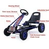 Promotions Vaikiškas važiuoklės kartingas su pedalais, 105.4x58.9x62 cm, mėlynas