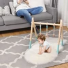 Promotions Vaikiškas veiklos kilimėlis su dantukų žaislais 59,7x44,5x59,7 cm mėlynas