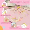Promotions Vaikiškų laipiojimo žaislų rinkinys, sulankstomas medinis Montessori vidaus žaidimų kampelis, 66x53x58 cm, spalvingas