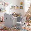 Promotions Vaikų menų stalas ir kėdžių komplektas 3-in-1 pilkas