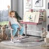 Promotions Vaikų mokymosi stalas, reguliuojamo aukščio, 80x51x87,6-110,5 cm, rožinis