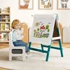 Promotions Vaikų molbertas ir kėdutės komplektas, 55x48x75 cm, žalia