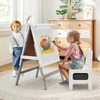 Promotions Vaikų molbertas ir kėdutės komplektas, 55x48x75 cm, pilka