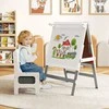 Promotions Vaikų molbertas ir kėdutės komplektas, 55x48x75 cm, pilka