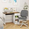 Promotions Vaikų rašomasis stalas 90x45x90 cm natūralios spalvos, su laikymo vieta