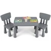 Promotions Vaikų veiklos stalas ir kėdžių komplektas, 77x55x50 cm, pilka