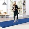 Promotions Vaikų treniruočių skersinis ir sulankstomas kilimėlis, 300x117x5 cm, mėlynas, reguliuojamas