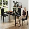 Promotions Valgomojo stalas, 120x70x75 cm, Juodas