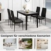 Promotions Valgomojo kėdė, Dirbtinė oda, 52,5x43x96,5 cm, Juoda