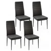 Promotions Valgomojo kėdė, Dirbtinė oda, 52,5x43x96,5 cm, Juoda