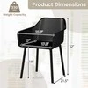 Promotions Valgomojo kėdės, 2 vnt., 57.2x54.6x81.3 cm, juodos