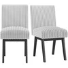 Promotions Valgomojo kėdės 45,7x66x91,4 cm pilkos spalvos audinys, aptrauktos