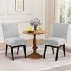 Promotions Valgomojo kėdės 45,7x66x91,4 cm pilkos spalvos audinys, aptrauktos