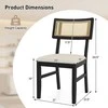 Promotions Valgomojo kėdės, 53.3x54.6x87.6 cm, juoda, aptrauktos audiniu