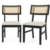 Promotions Valgomojo kėdės, 53.3x54.6x87.6 cm, juoda, aptrauktos audiniu