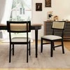 Promotions Valgomojo kėdės, 53.3x54.6x87.6 cm, juoda, aptrauktos audiniu