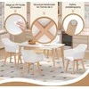 Sofa Promotions Valgomojo kėdės, 57x56x75 cm, balta