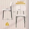 Promotions Valgomojo kėdžių komplektas, 44x49x78 cm, smėlio spalvos, lininis audinys