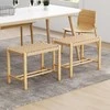 Promotions Valgomojo kėdžių rinkinys, 55.9x35.6x45.7 cm, natūrali spalva
