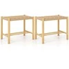 Promotions Valgomojo kėdžių rinkinys, 55.9x35.6x45.7 cm, natūrali spalva
