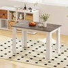 Promotions Valgomojo stalas, 120x70x75 cm, baltas