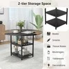 Promotions Valgomojo stalas, 120x76 cm, Juoda ir Ruda
