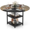 Promotions Valgomojo stalas, 120x76 cm, Juoda ir Ruda