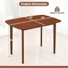 Promotions Valgomojo stalas, 109,2x78,7x76,2 cm, riešutmedis