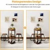 Promotions Valgomojo stalas su kėdėmis, 3 dalių industrinis, 110x45x78 cm, rudas, mediena ir metalas