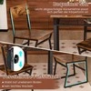 Promotions Valgomojo stalo komplektas, 5 dalių, 110x70x75 cm, Rūsti ruda