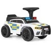 Promotions Važiuojamasis automobilis, policija, 63x30x36 cm, balta