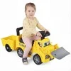 Promotions Važiuojantis automobilis su priekaba ir kastuvu, 99x22x37,5 cm, geltonas, su daiktadėže