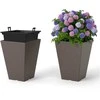 Promotions Vazonų rinkinys, 25x25x35 cm, 29x29x57 cm, Rudas