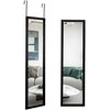Promotions Veidrodinis pilno ilgio, 119x33x1.5 cm, juodas