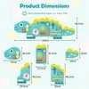 Promotions Veiklos sienos skydas, Dinozauras 145x45,7x1,3 cm, žalias, MDF