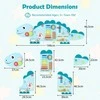 Promotions Veiklos sienos skydelis, 145x45,7x1,3 cm, mėlynas, edukacinis žaislas