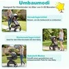 Promotions Vežimėlis, 3-in-1 sulankstomas su keičiamu sėdynės kryptimi, 59,5x74x112 cm, pilkas