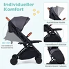 Promotions Vežimėlis 77x48,5x100 cm pilkas sulankstomas