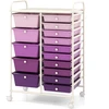 Promotions Vežimėlis su 15 stalčių, violetinis
