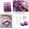Promotions Vežimėlis su 15 stalčių, violetinis
