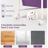 Promotions Vežimėlis su 15 stalčių, violetinis