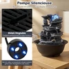 Promotions Vidaus fontanas 21,5x26 cm Juodas derva