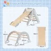 Promotions Vidaus laipiojimo rėmas, 4 viename Montessori laipiojimo trikampių rinkinys, 75x55x64 cm, pilkas