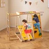 Promotions Vidaus žaidimų aikštelė, 6-in-1 džiunglių sporto kompleksas, 171.5x109.2x110.5 cm, Vaivorykštė, Medis