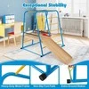 Promotions Vidaus džiunglių sporto aikštelė, 6-in-1 metalinis laipiojimo įrenginys su čiuožykla ir beždžionių strypais, 225x150x158 cm, daugiabriaunis