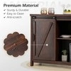 Promotions Virtuvės bufeto laikymo spintelė, 80x40.6x81.3 cm, ruda